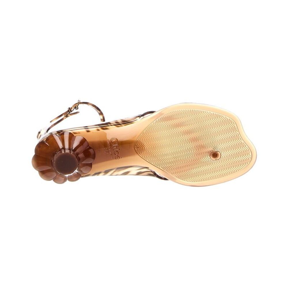 Chloé Jelly Tpu Ankle Strap Sandal, Brown - Picture 4 of 5